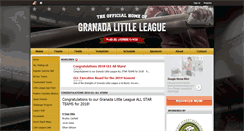 Desktop Screenshot of granadalittleleague.com